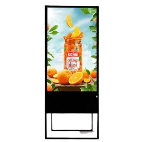 Advertising poster player