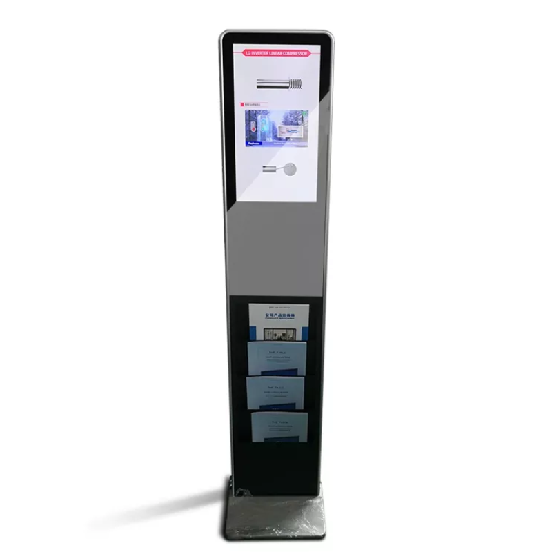 21.5 Inch Led Information Kiosk Price/newspaper Magazine Advertising With Touch Screen