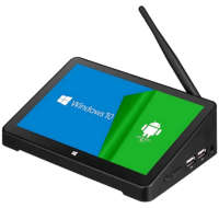 POE แท็บเล็ตแบตเตอรี่ 10,000mAh 10.1 นิ้วแท็บเล็ต Windows 6G + 64G ชิป Intel IPS Touch