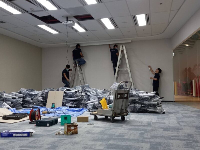 ติดตั้งระบบภาพ เสียงและอุปกรณ์การประชุม 318