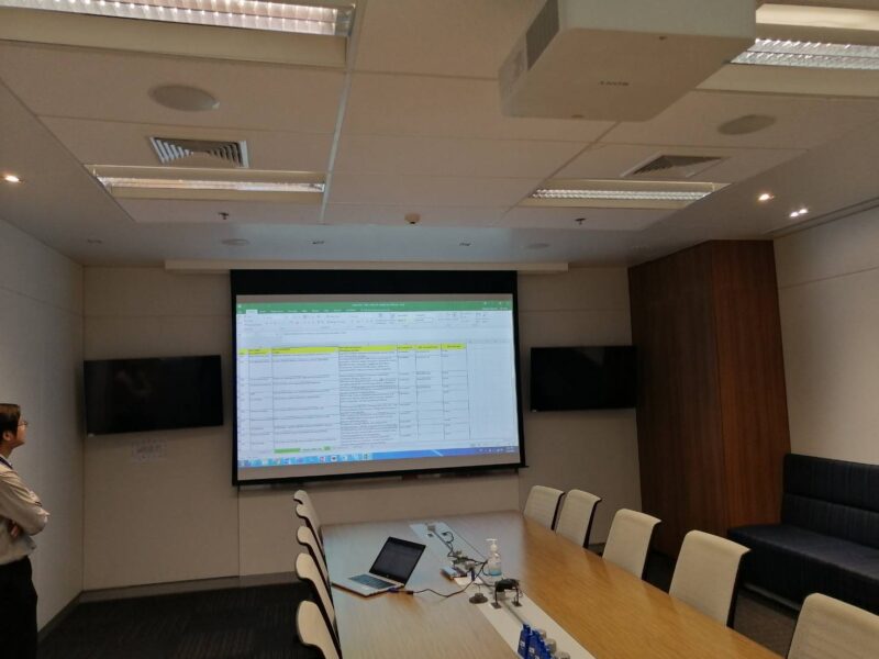 ติดตั้งโปรเจคเตอร์ จอรับภาพ และทีวี 58