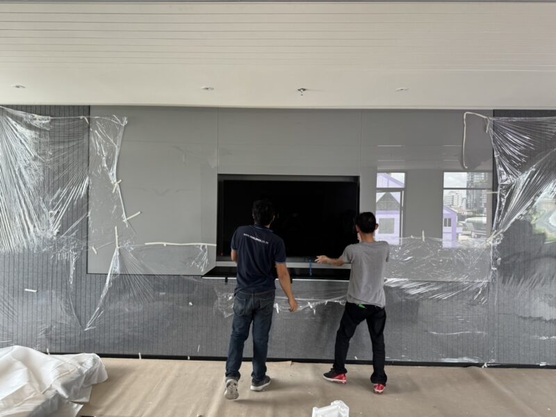 ติดตั้งทีวี และลำโพงสำหรับประชุม 34