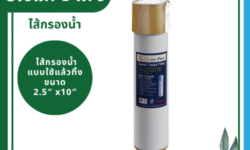 Clean Pure ไส้กรองน้ำแบบใช้แล้วทิ้ง DP251 ขนาด 10 นิ้ว เส้นผ่านศูนย์กลาง 2.5นิ้ว ความละเอียด 5 ไมครอน