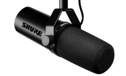 Shure ไมโครโฟนไดนามิกสำหรับเสียงร้องพร้อมพรีแอมป์ในตัว รุ่นSM7dB