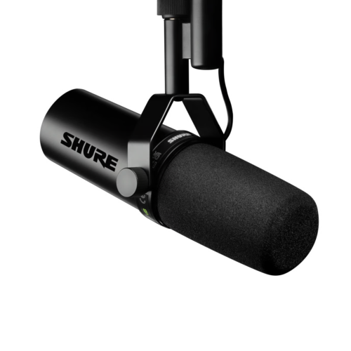 Shure ไมโครโฟนไดนามิกสำหรับเสียงร้องพร้อมพรีแอมป์ในตัว รุ่นSM7dB