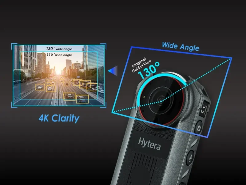 Hytera กล้องติดตัวอัจฉริยะรองรับเครือข่าย5G รุ่นSC880 2